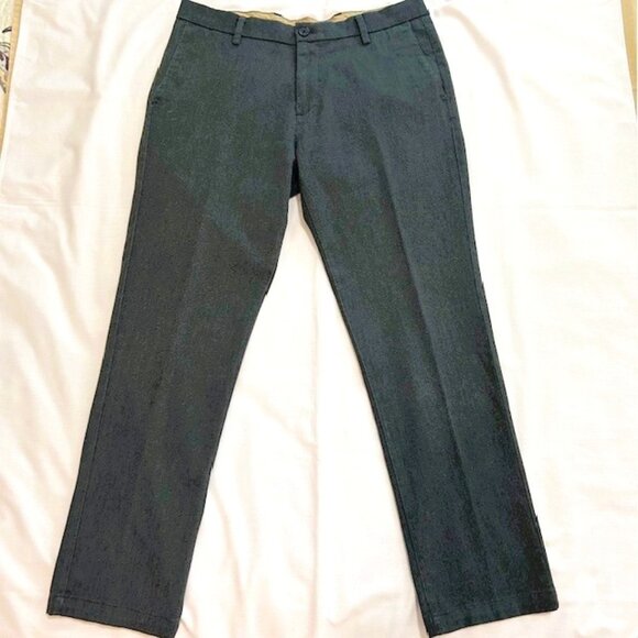 Dockers Mens Pants 34 30 Gray Flex Comfort Slim Fit Polyester Blend read - Picture 1 of 15